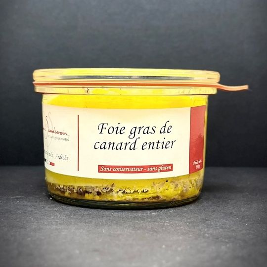 Foie gras de canard entier cuit - fabrication à la main et maison